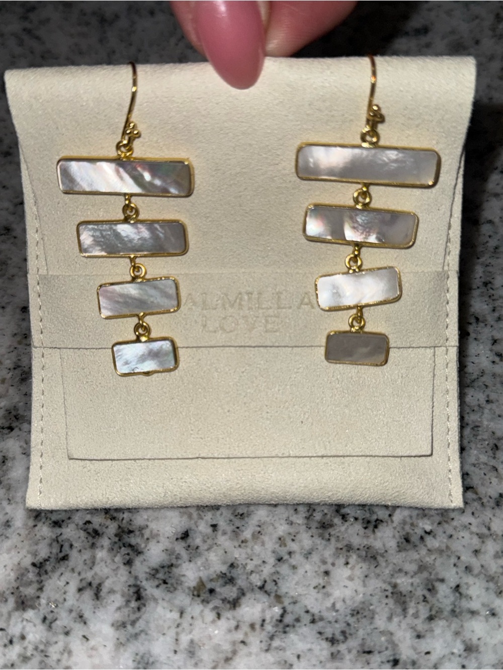 Palmilla Love Alexis Deco Geometric Earrings